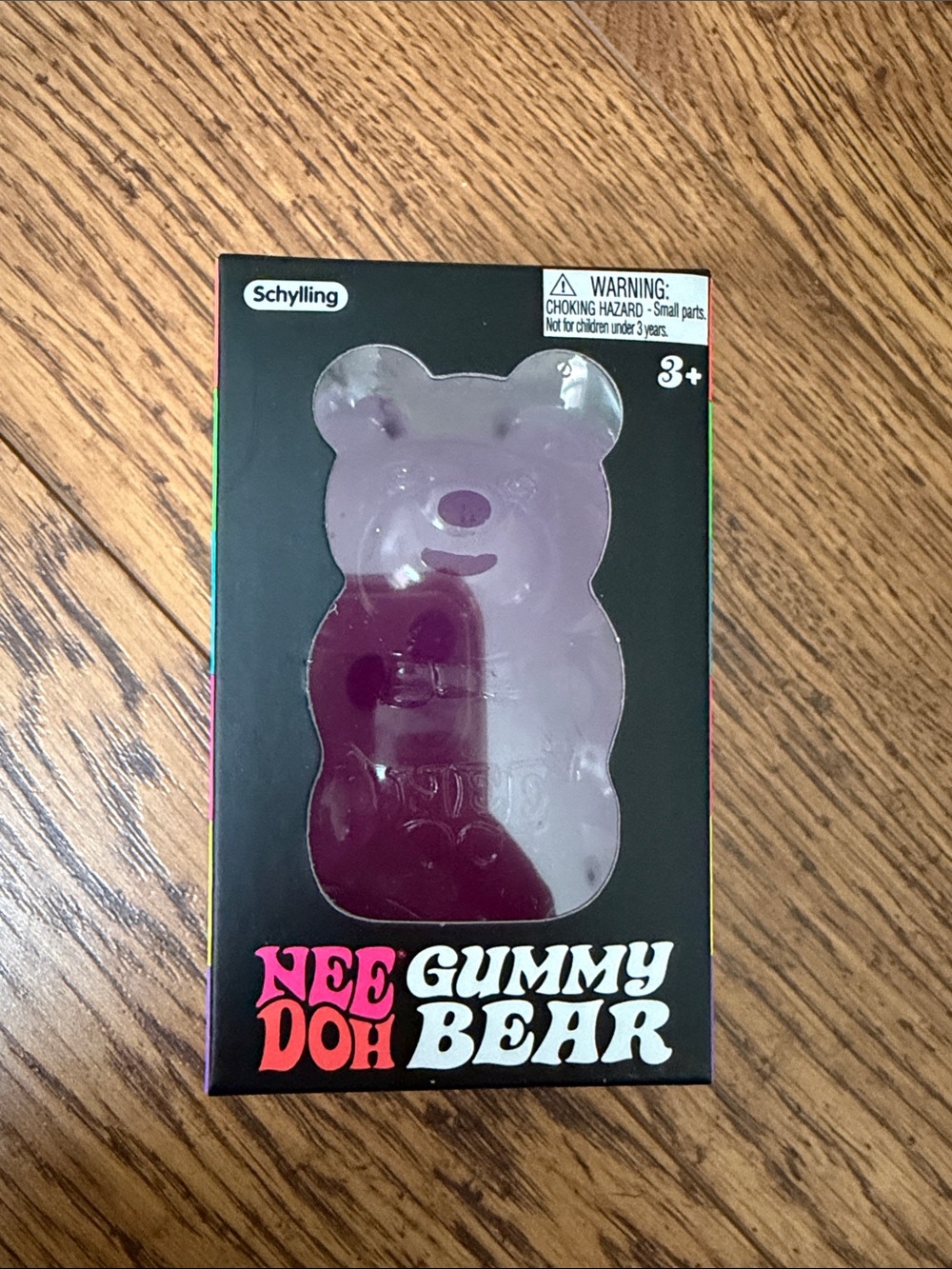 Nee Doh Purple Gummy Bear Kids Toy- sealed